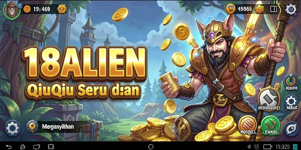 Tampilan gameplay seru dari 138ALIEN dengan suasana QiuQiu.