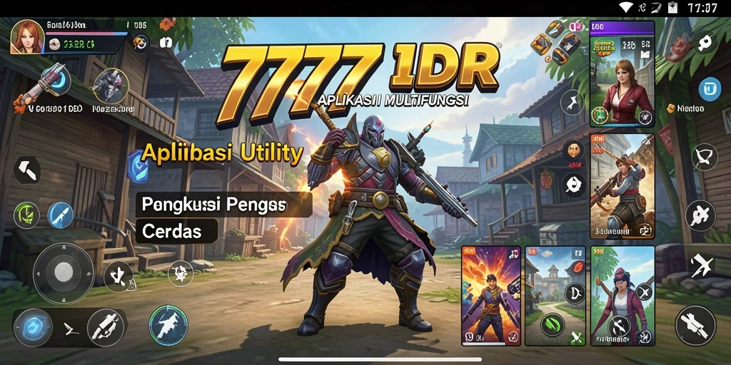 Tampilan antarmuka aplikasi 777IDR yang sederhana dan intuitif.