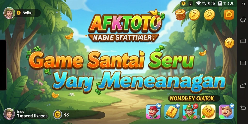 Tampilan gameplay AFKTOTO yang menyenangkan dan penuh warna.