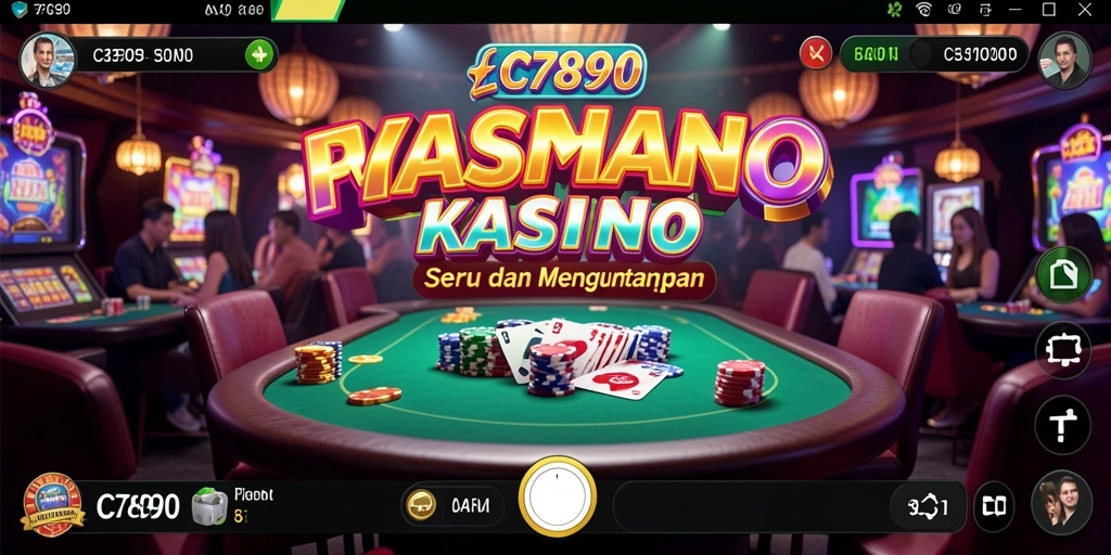 Tangkapan layar utama C7890 menunjukkan momen seru dalam permainan Kasino.