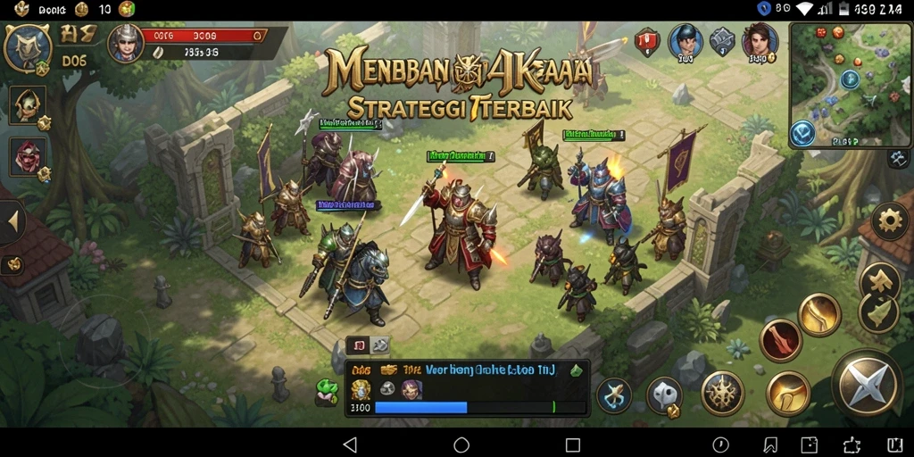 Tampilan gameplay <strong>D06</strong> yang menarik dan menantang dalam membangun kerajaan.