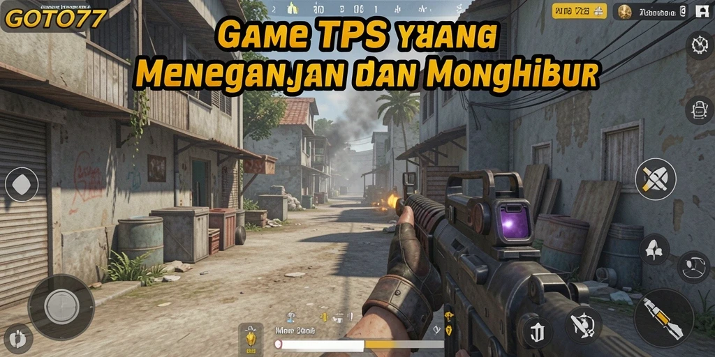 Tangkapan layar GOTO77 menunjukkan aksi mendebarkan dalam pertempuran TPS.