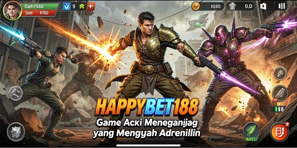Tampilan gameplay seru di <strong>HAPPYBET188</strong> yang penuh aksi dan tantangan.