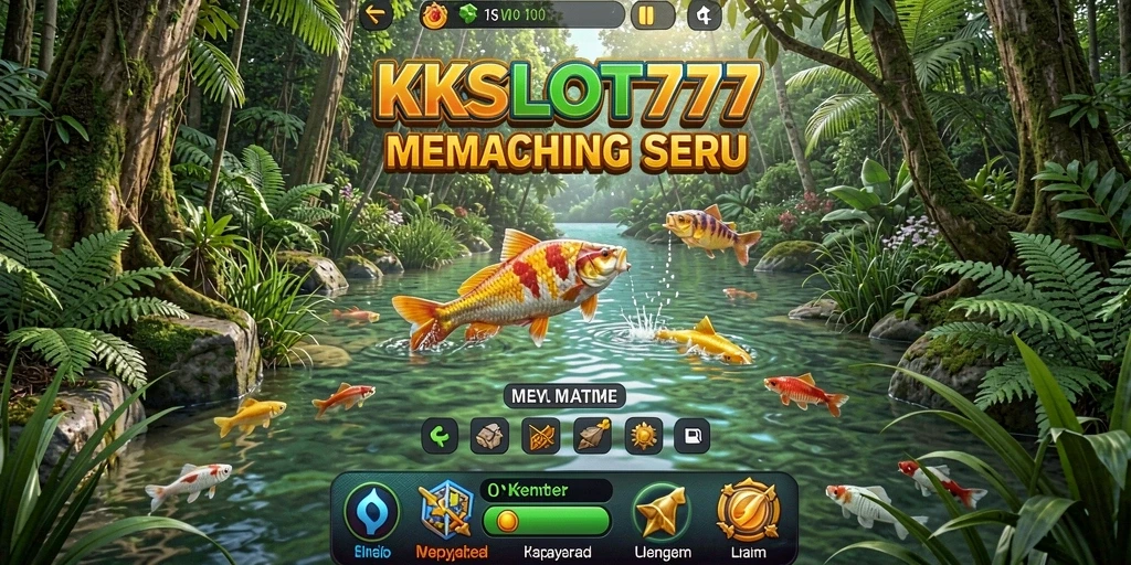 Screenshot KKSLOT777 menampilkan aksi memancing yang mendebarkan.