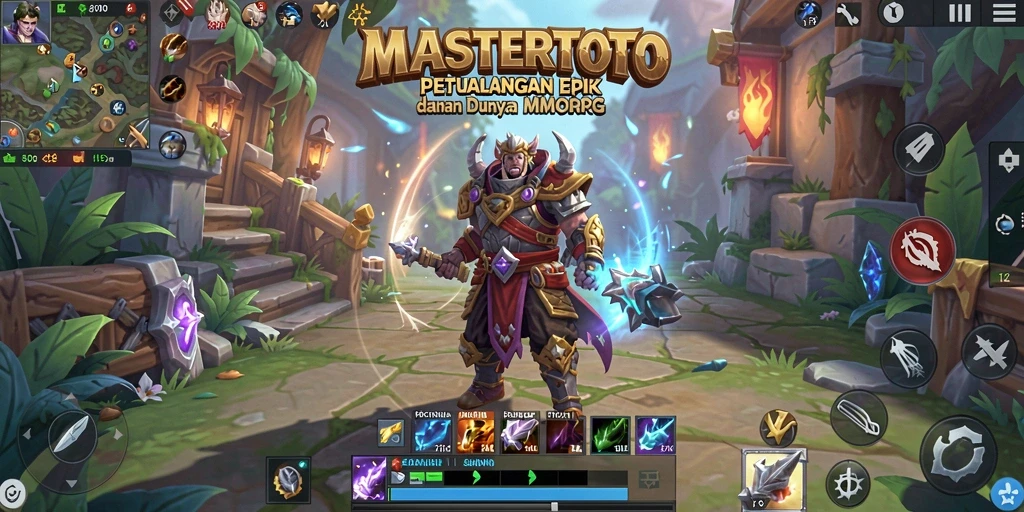 Screenshot gameplay <strong>MASTERTOTO</strong> yang menunjukkan petualangan seru di dunia MMORPG.