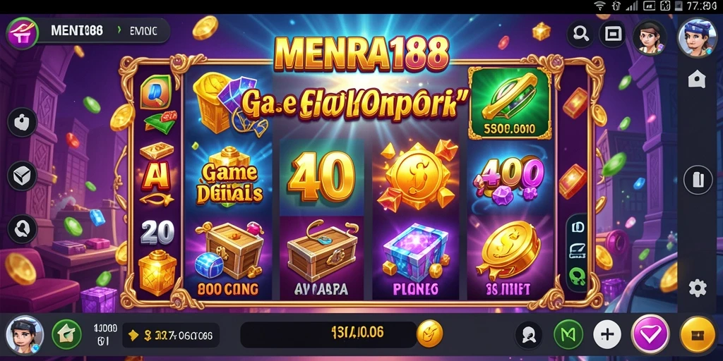 Tampilan gameplay MENARA188 dengan fitur slot yang menarik.
