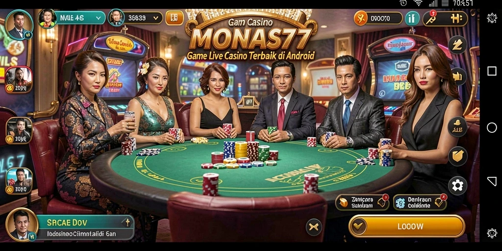 Tangkapan layar dari gameplay menarik di MONAS77 Live Casino.