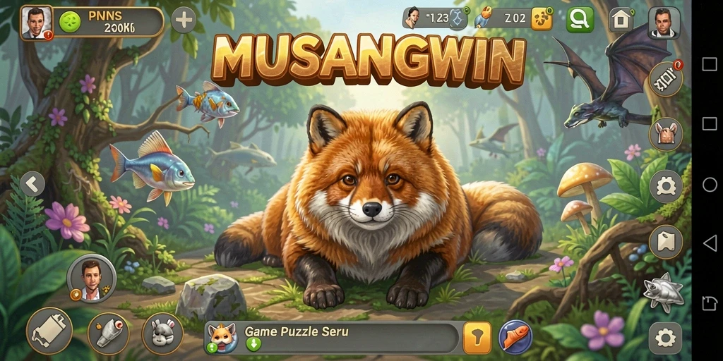 Gameplay menantang dengan grafis menarik dari MUSANGWIN.