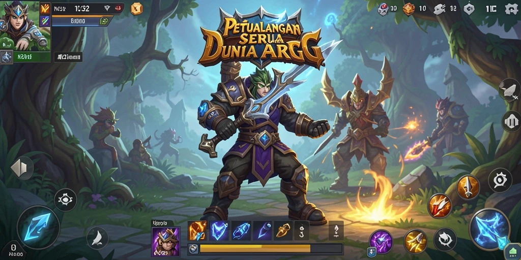 Tampilan gameplay yang mendebarkan dalam dunia ARPG.