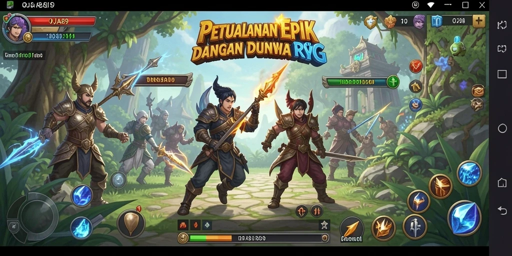 Gameplay OJA89 yang penuh petualangan dan tantangan RPG.