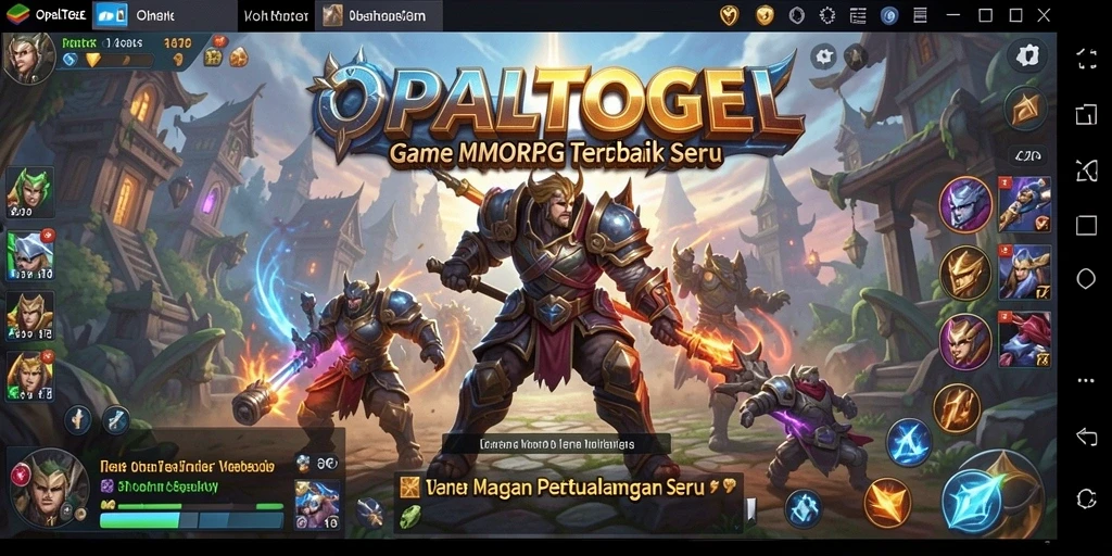 Tampilan gameplay menakjubkan dalam OPALTOGEL yang mengasyikkan.