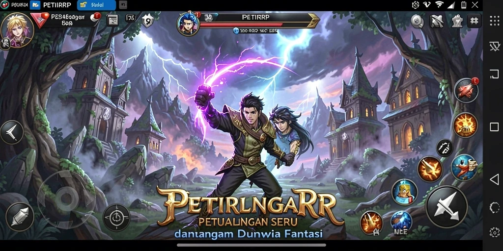 Screenshot gameplay PETIRRP yang menunjukkan aksi seru dalam petualangan.