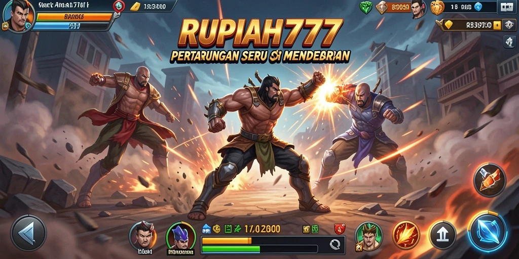 Tampilan permainan seru dalam <strong>RUPIAH777</strong>, pertarungan penuh aksi dan strategi.