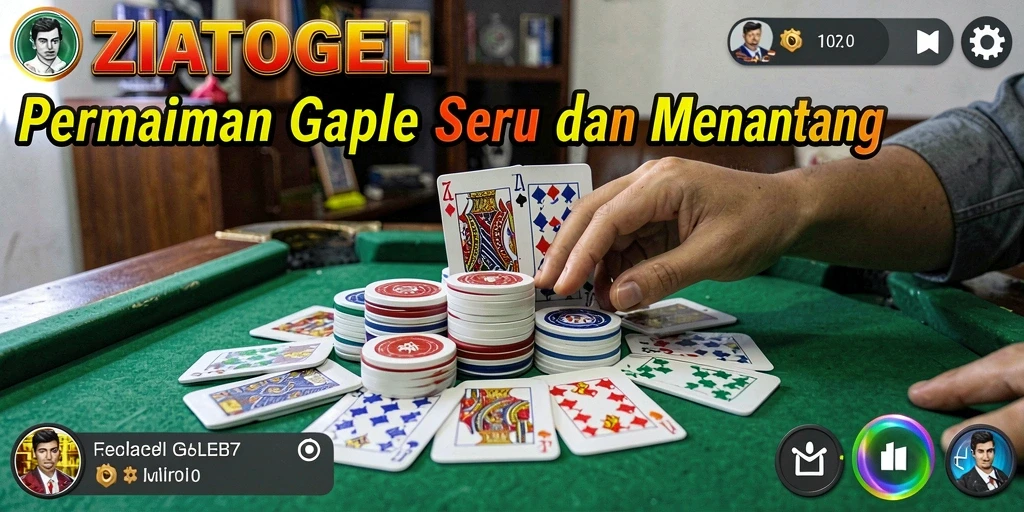 Tampilan gameplay ZIATOGEL yang menarik dan interaktif.